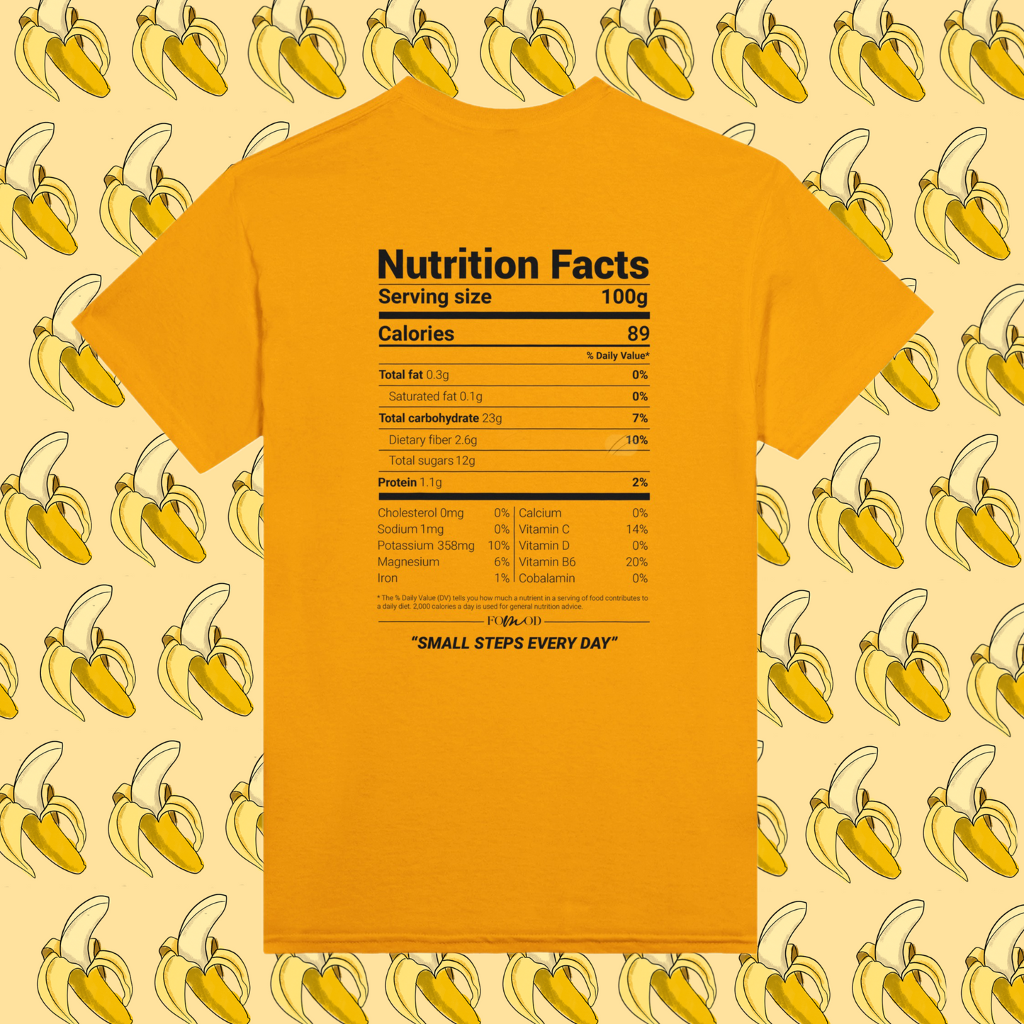 T-shirt Banana - Piccoli passi ogni giorno